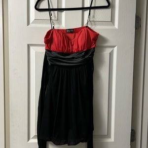 Prom dress with belted sash-M